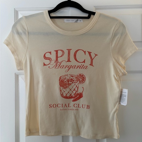 Altar'd State Tops - Altar'd State Crop Top - Margarita Graphic Tee - XL - NWT